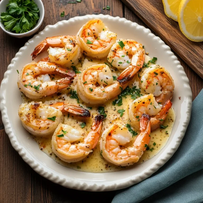 Garlic Parmesan Roasted Shrimp Recipe