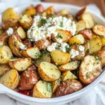 Greek Roasted Potatoes with Whipped Feta