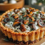 Harvest Delight: Pumpkin Sage & Mushroom Tart