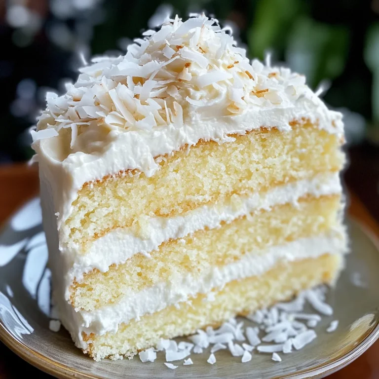 Heavenly Coconut Cream Cake: A Slice of Paradise Awaits!