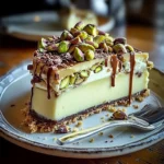 Heavenly Pistachio White Chocolate Cheesecake
