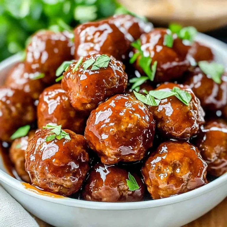 Honey BBQ Crockpot Meatballs