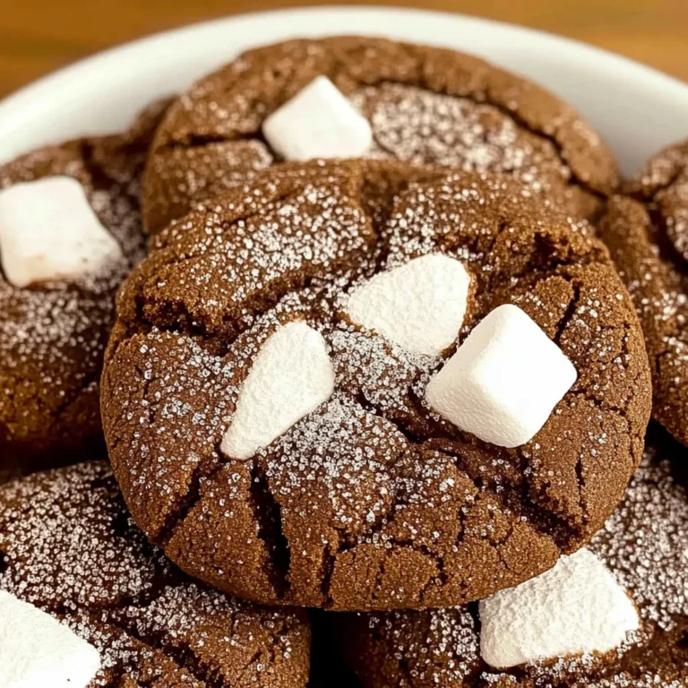 Hot Chocolate Cookies