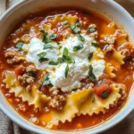 Irresistible Lasagna Soup