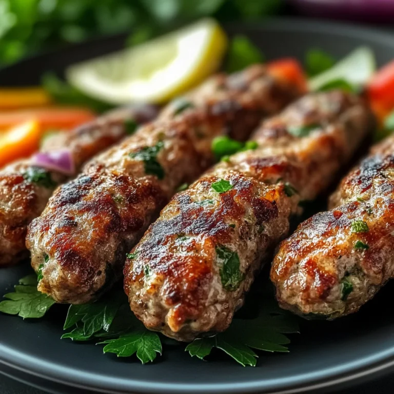 Middle Eastern Kofta Kebabs