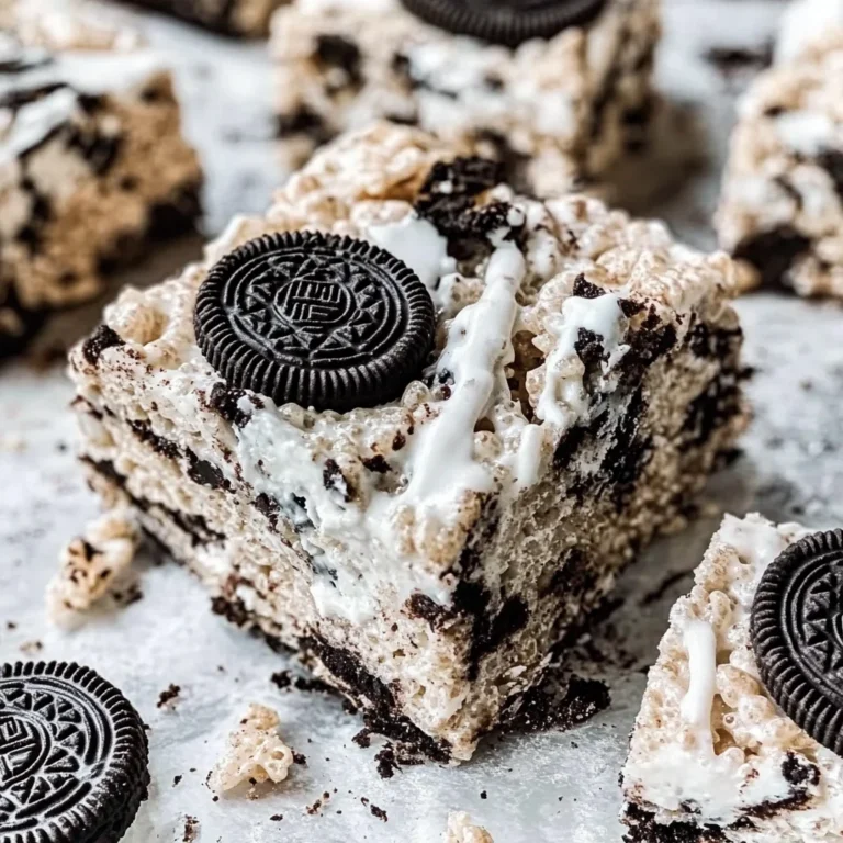 Oreo Rice Krispies Treats