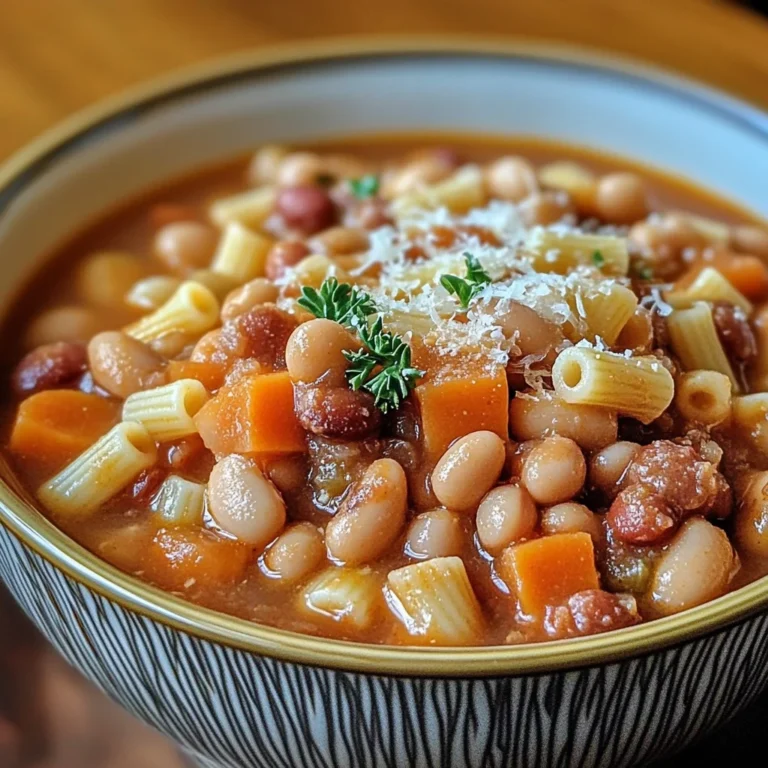 Pasta Fagioli Recipe: A Classic Italian Delight