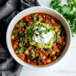 Simple Crockpot Vegetarian Chili Recipe