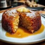 Sticky Pear and Ginger Cake
