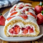 Strawberry Shortcake Cheesecake Rolls